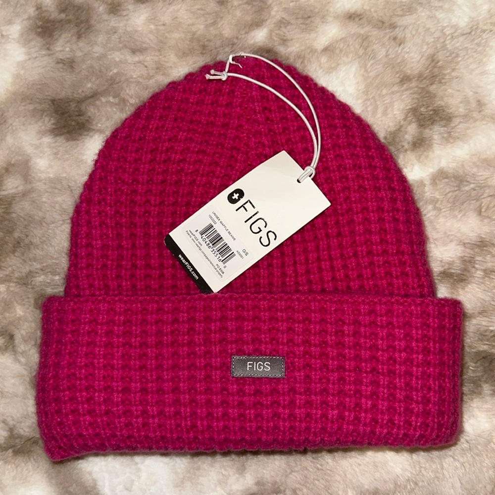 ✨NWT✨ FIGS waffle-knit beanie